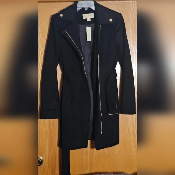 NWT Michael Kors Wool Blend Peacoat - Picture 5 of 9